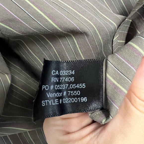 Club Monaco striped dress shirt - Picture 5 of 5